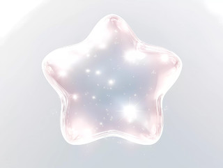 卡通插画水晶海星可爱小星星元素